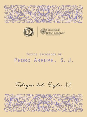 cover image of Textos escogidos de Pedro Arrupe, S. J